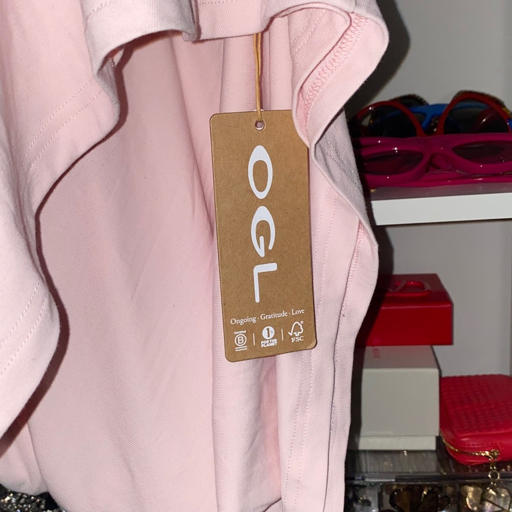 OGL Ruched Pink Dress - Picture 4 of 5